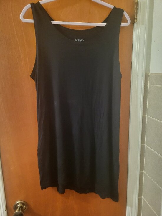 LOGO by Lori Goldstein Tops - Women's oversized tank top by LOGO